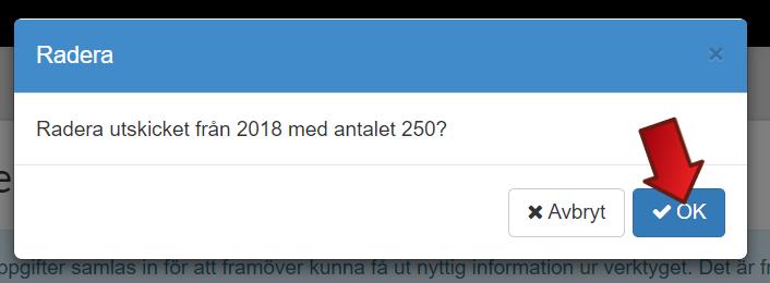 Steg 2: Bekräfta raderingen genom att klicka på OK, som den röda pilen på bilden nedan visar. 9.