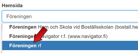 1. Inloggning Så här loggar ni in (nedan som exempel Föreningen rf): Steg 1: Öppna en webbläsare (Google Chrome eller Mozilla Firefox) Steg 2: I adressfältet skriver ni: fv.webbhuset.