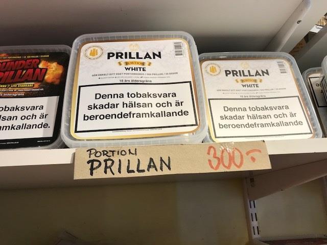 att röka eller i form av