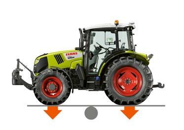 CLAAS traktorkoncept för mer flexibilitet. Konstruktion CLAAS traktorkoncept. På breda sulor. ARION 400 gör tekniken som används på större modeller tillgänglig även för mindre verksamheter.