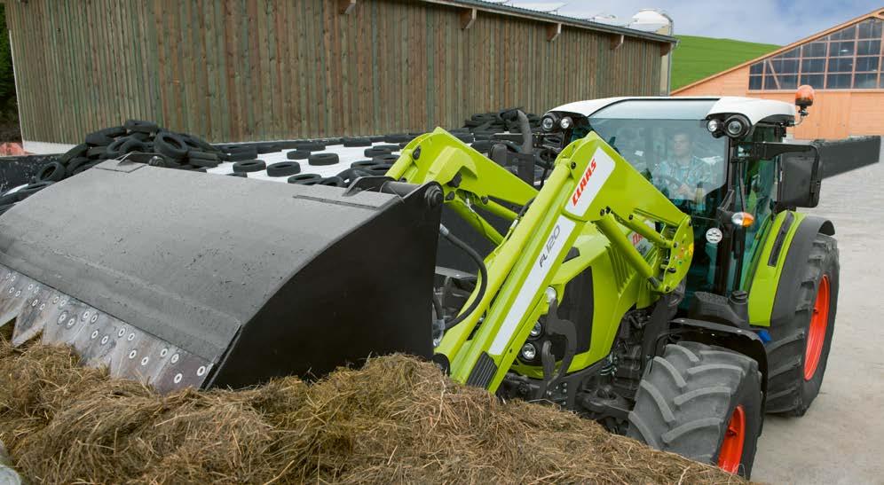 Passar perfekt. CLAAS frontlastare. Frontlastare Inga kompromisser. Inte heller vid frontlastararbete. Allt från ett ställe.