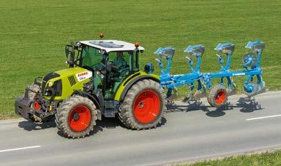 Anpassad efter traktorns belastningstillstånd stannar fjädringen automatiskt i mittläge.