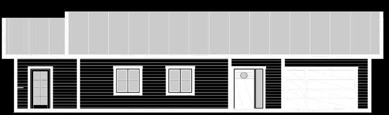 öppningsbart glasparti - Hall - Badrum med dusch/tvättstuga - Gästtoalett - 2 klädkammare (alternativt ett extra