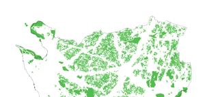 Landskapskaraktärer nära bostaden (% av befolkningen) Space