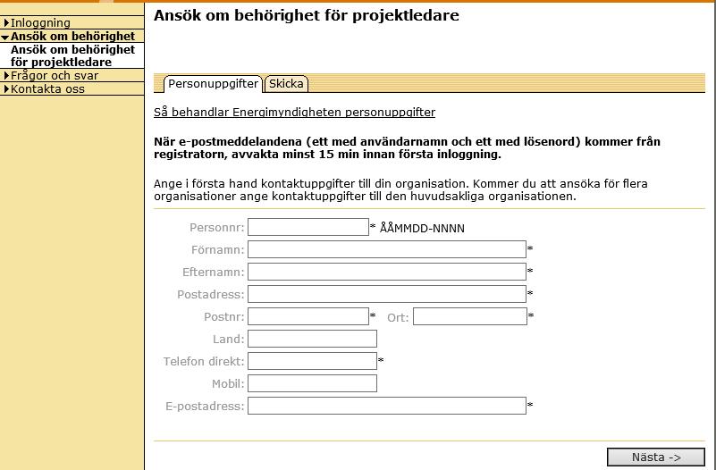 Därefter kommer du få ett e-post med användarnamn och lösenord.