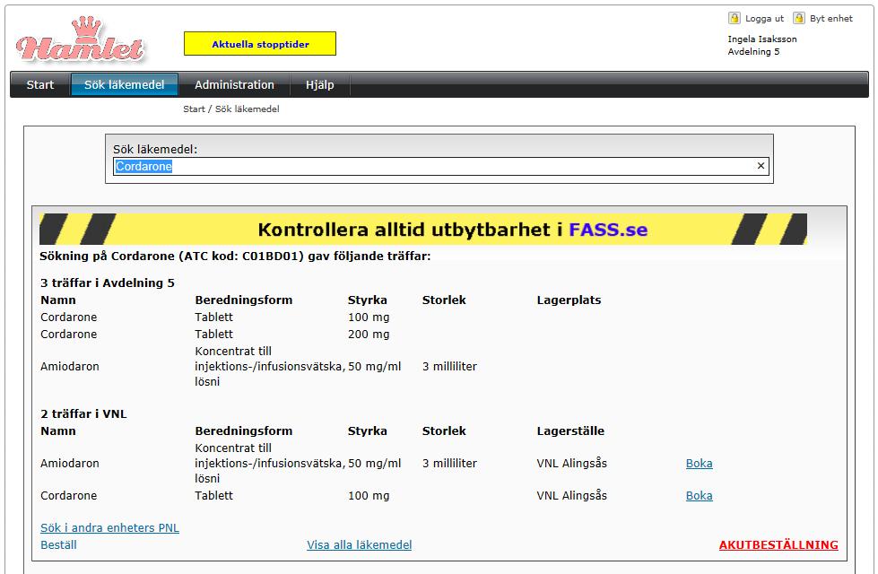 Manual Hamlet 2.1 Sidan 17 av 101 Kapitel 2 2. Behörighet 2 I detta kapitel beskrivs de moment som sjuksköterska nivå 2 kan utföra i Hamlet.