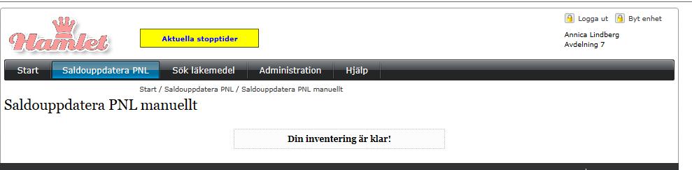 klicka OK på en av knapparna.