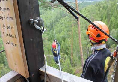 13.00 ZIPLINE RÖDA KAMIKAZE BANAN När lunchen är avslutad och kaffet