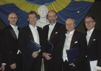 Skogs- och Lantbruksakademien, invalda 2007: Fr v Pål Börjesson, Torbjörn Djupmarker, Ulf Emanuelson, Christina Engfeldt, Eva Pettersson, Magnus Nordgren, Agneta Lilliehöök, Lena M Lindén, Mats