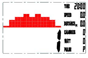 LÄGET PROGRAM När du valt PROGRAM-läget trycker du på knapparna UP/DOWN för att välja en av programprofilerna P1-P12. Tryck sedan på MODE-knappen för att bekräfta den valda profilen.