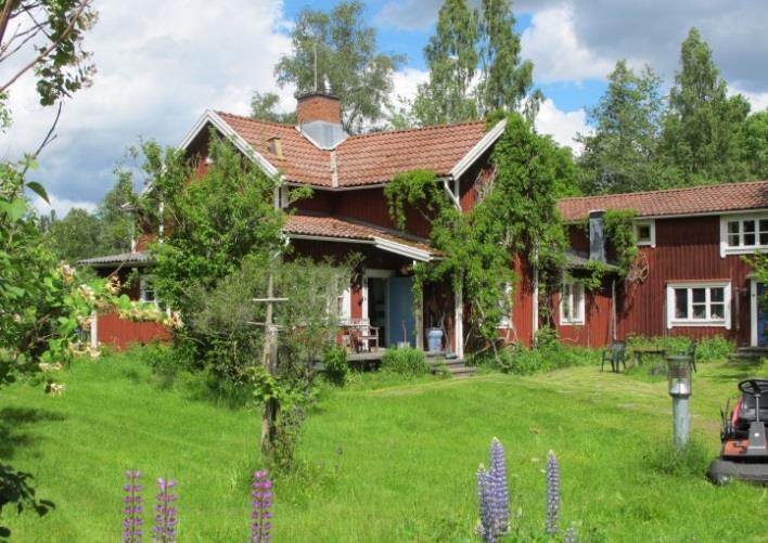 De två allra äldsta husen i Åfors: Bromsasmedens