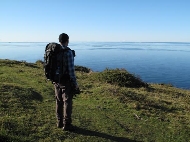 Utsikt över Laholmsbukten Dag 2 Båstad Hovs hallar Den första dagen börjar med vandring från boendet, längst med havet i Båstad.