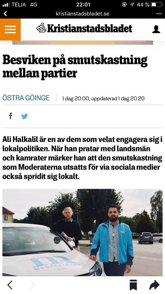 Exempel på att spridningen fått effekt Rapport från vår valledare i Borlänge om väljare med somaliskt ursprung: De vänder sig bort och