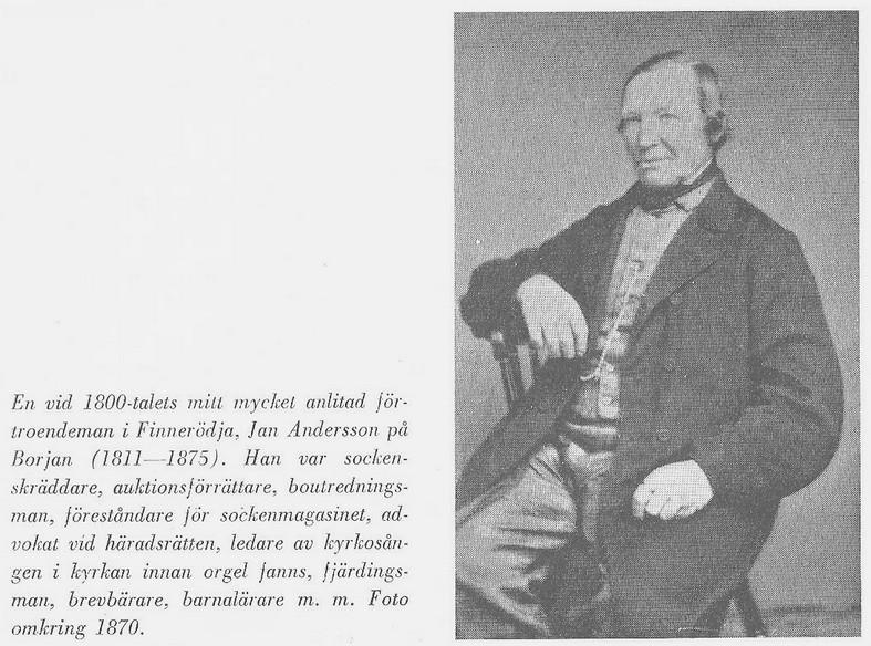Den 12 januari 1856 gifte komministern i Kavelbron, Olof Söderlund, samman Jan Andersson och (den nya) Stina Andersdotter och