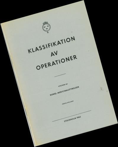 Klassifikation av operationer