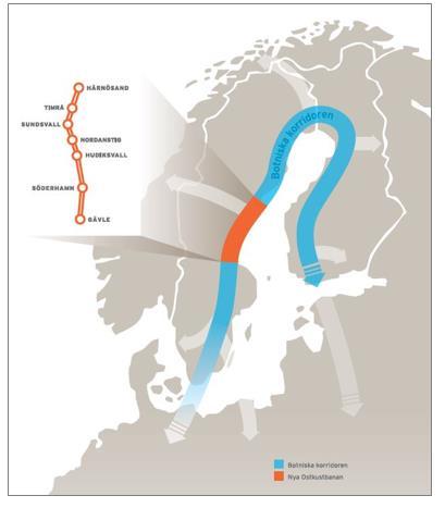 5. Nya Ostkustbanan och etappen Birsta-Timrå Kapitel 5 beskriver Nya Ostkustbanan med en fördjupning kring etappen Birsta-Timrå.