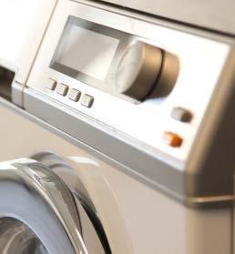 Varje tvättstation består av två tvättmaskiner (PW 6055), en torktumlare (PT 7136) och ett torkskåp (TS 120 E).