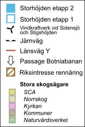 Viadukten längst i öst tillsammans med passagen över Namntalltunneln leder renarna till eller från Leåvägen.