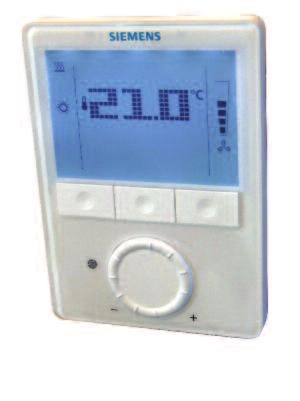 RUMSREGULATOR RDG 160T är en rumsregulator, med inbyggd temperatursensor, som styr fläkt och ställdon. Fläkten styrs i tre olika hastigheter beroende på värmebehov i rummet.