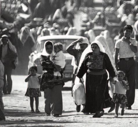 Foton: UNRWA/PGS arkiv Palestinska flyktingar. Nakban fördrivningen av palestinierna från deras land pågår fortfarande, menar Hanin Zoabi.