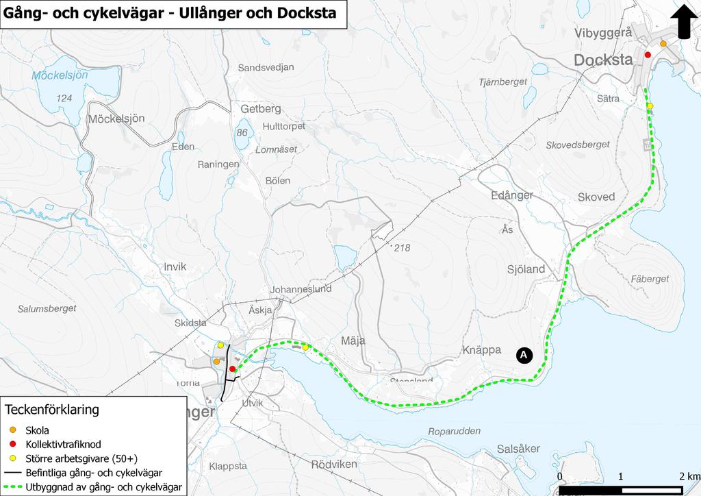 Ullånger och Docksta Idag saknas en gång- och cykelväg mellan Ullånger och Docksta.