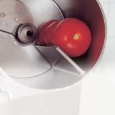 Matarcylinderns volym 4 liter. Grönsaksskärare RG-250 Stor matarcylinder som rymmer de flesta varor hela.