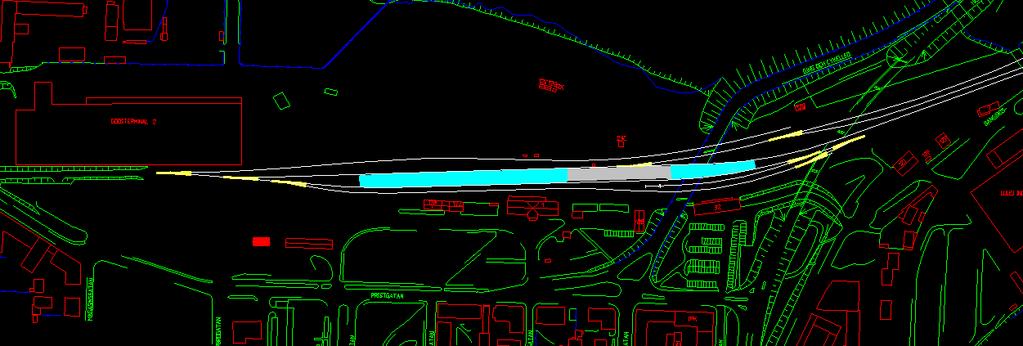 I nästa etapp, den andra, görs inga spårförändringar utan endast en förlängning av plattformen ända fram till den tänkta gångoch cykeltunneln.