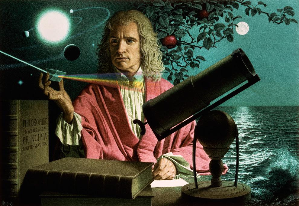 Isaac Newton Vem var han? Vad gjorde han sig känd för?