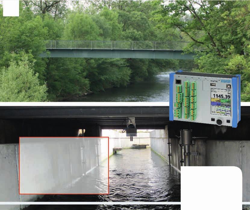 Flödesmätare VM 9907 NivuFlow 550 7550 Radar flödesmätare med bräddningsgivare, sedimentdetektering och automatisk kalibrering.