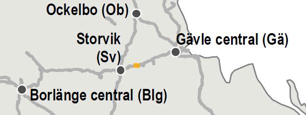 Förändrad infrastruktur Bergslagsbanan Ny mötesstation