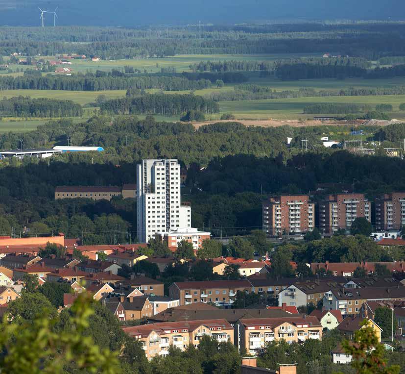 2 Utmaningar på bostadsmarknaden I Skövde kommun finns ca 27 000 bostäder. Fördelningen mellan småhus och lägenheter är ca 40/60 vilket ligger i linje med riket.