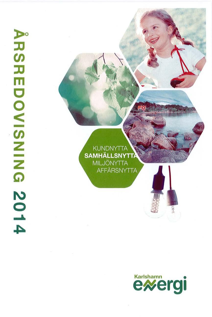 Fjärrvärme Årsredovisning 2014 Karlshamn Energi AB (http://www.karlshamn.