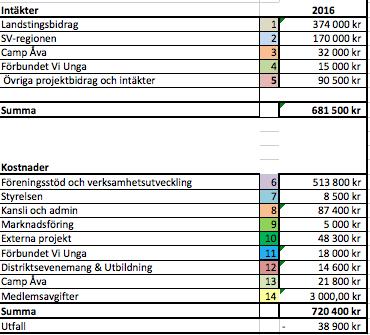 En budget är en tänkt plan på kostnader