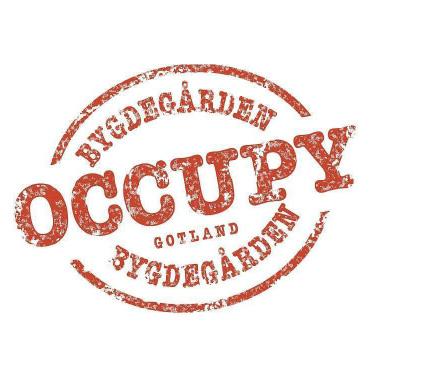 B P Occupy Bygdegården (I samarbete med SV och Gotlands bygdegårdsdistrikt) Projektet avslutades i juni 2016 och vi är stolta att berätta att ett aktivt distrikt numer finns på Gotland med