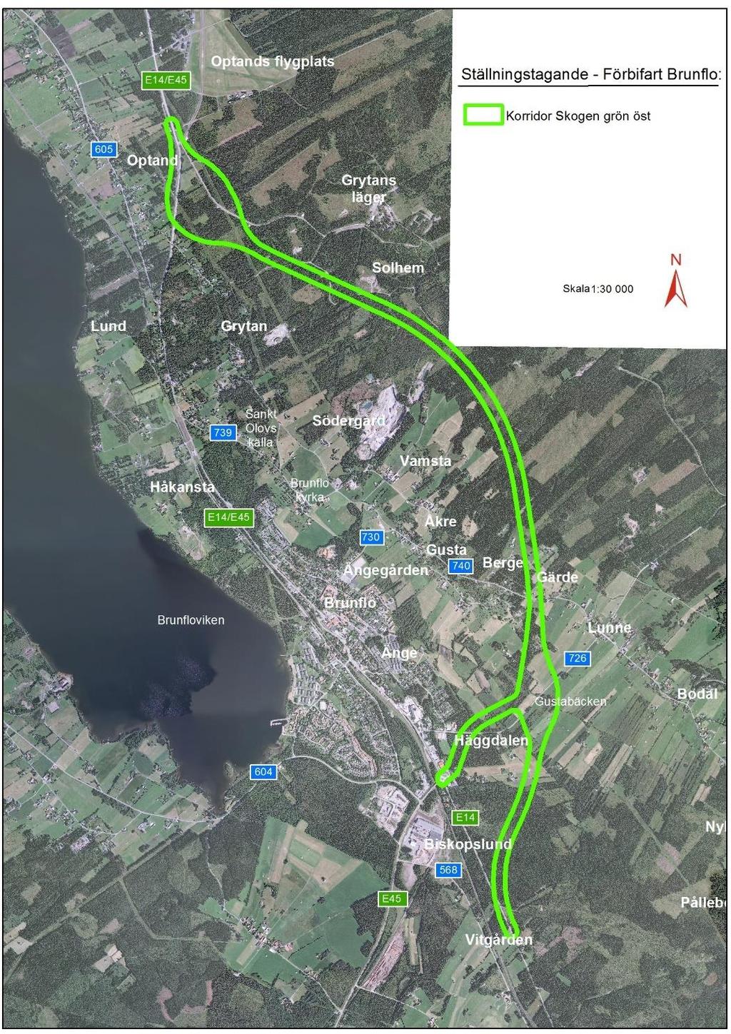 Trafikverkets ställningstagande Skogen grön öst är det alternativ som bäst uppfyller ändamål, projektmål och de transportpolitiska målen.