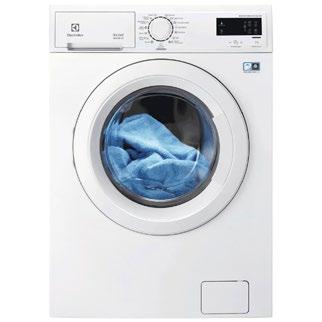 fuktavkännare Invändig LED-belysning Touchdisplay Skontrumma Energiklass A+++ Kombimaskin WD40A74140, vit Tvätt 7 kg Tork