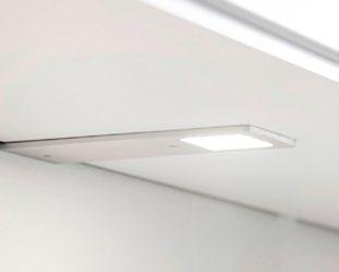 Bänkbelysning med utanpåliggande LED-belysning