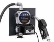 6 Elektriska dieselpumpar Väggmonterad pump kit 230 V / 70 l/min. 70 l/min. pump monterad på fäste för vägg eller tankmontage.