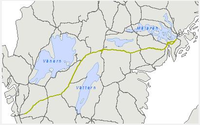 16 KVANTITATIV RISKUTREDNING MED AVSEENDE PÅ FARLIGT GODS FÖR HINDEN 7, ALINGSÅS Figur 7. Västra Stambanan löper mellan Stockholm och Göteborg (Trafikverket, 2018). 4.1.1 Farligt gods på Västra Stambanan förbi området Totalt passerar ca 350 tåg per dygn på denna del av Västra Stambanan varav 90 tåg transporterar gods (Trafikverket, 2015).