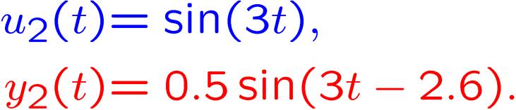 6 faltningsintegral (OBS: Denna integral visar tydligt på det faktum att dynamiska system beror på tidigare