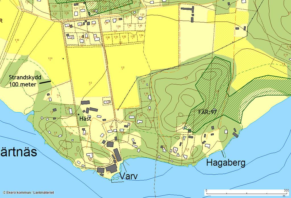 Nr3 Eneby Landholmen Enlunda Sammanhängande sydvända fält längs vattnet. Storskaligt landskap där långa vyer över åkrar och mot vattnet är betydelsefulla.