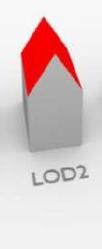 LOD2 3D-data med förenklad