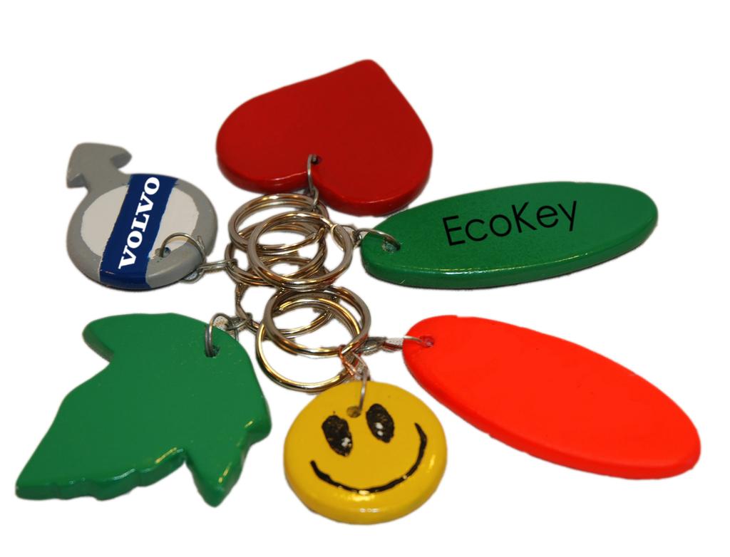 Ecokey-nyckeln På knippan Våra Ecokey-nycklar finns i flera utföranden, med