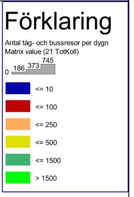 kollektivtrafik i olika stråk i Sörmland gjordes 2015.