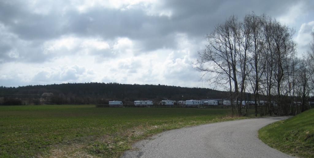 KONSEKVENSER Utsnitt ur detaljplan för Campingen utvidgas i anslutning till befintlig verksamhet vilket innebär en marginell skillnad i landskapsbilden.