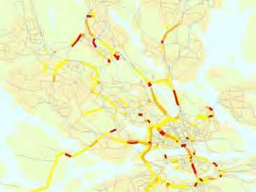Effekten på biltrafiken En ökad tågtrafik på Mälarbanan har en försumbar effekt på bilresandet totalt.