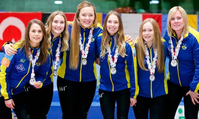 Foto: WCF 38 länder deltog i VM Mixed 2017 EM GULD 2017 EM DAMER NOVEMBER 2017 Sverige genom Team Hasselborg var obesegrade hela vägen fram till finalen där Skottland blev för tuffa.