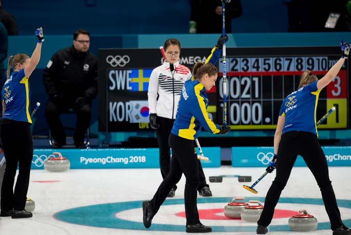 OS SILVER 2018 OS HERRAR 2018 OS-finalen mellan Sverige, lag Edin och USA utvecklade sig till en rysare som var ytterst jämn ända fram till den åttonde omgången som blev olycklig för de svenska