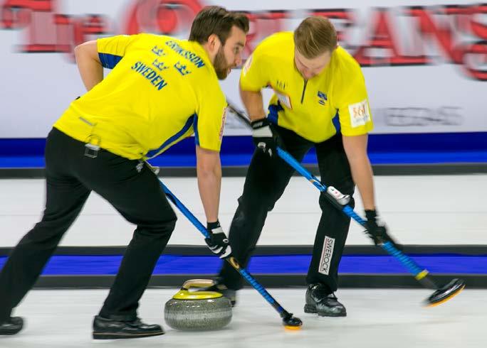 Foto: WCF Foto: WCF VM SILVER 2018 VM DAMER 2018 OS-guldet i februari 2018 följdes av ytterligare en mästerskapsmedalj för lag Hasselborg.