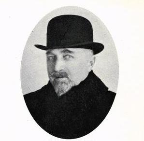 Erik Tretow som nytillträdd provinsialläkare. Erik Tretow köpte 1922 en tomt av LP Larson på Håga, Ribby 1:16.